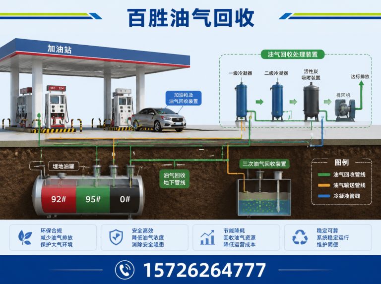 崂山区加油站油气回收系统展示图
